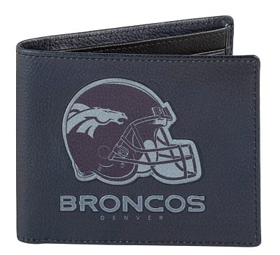 Denver Broncos RFID Blocking Leather Wallet