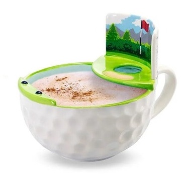 Golf Mug with a Green