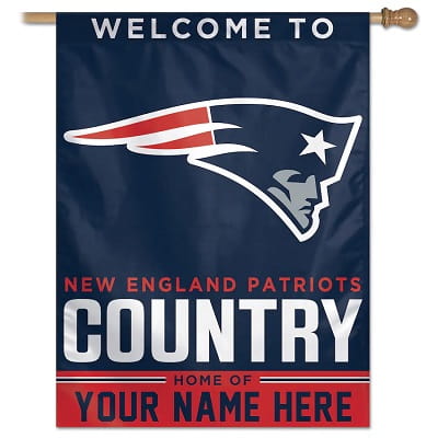 New England Patriots Personalized Banner