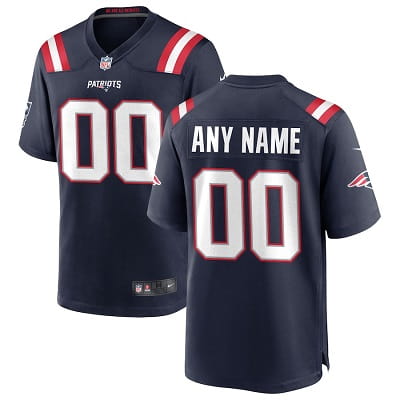 New England Patriots Personalized Game Jersey
