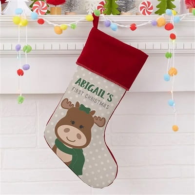 Personalized Baby’s First Christmas Stocking