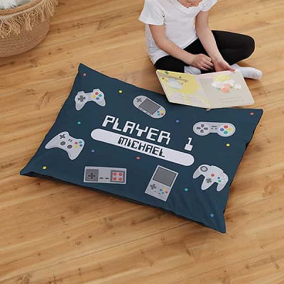 Personalized Floor Pillow for Gamers
