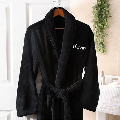 Personalized Luxury Fleece Bath Robe