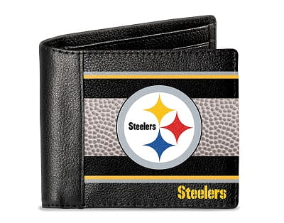 Pittsburgh Steelers RFID Blocking Men's Leather Wallet