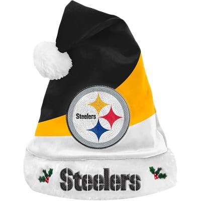 Pittsburgh Steelers Santa Hat