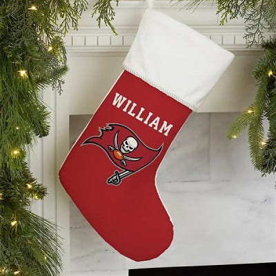Tampa Bay Buccaneers Personalized Christmas Stocking