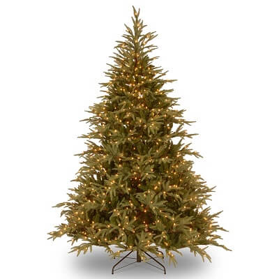 7.5'Frasier Grande Green Fir Artificial Christmas Tree with 1000 Color + Clear Lights