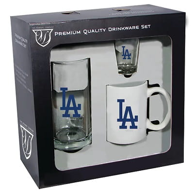 Los Angeles Dodgers Drinkware Gift Set