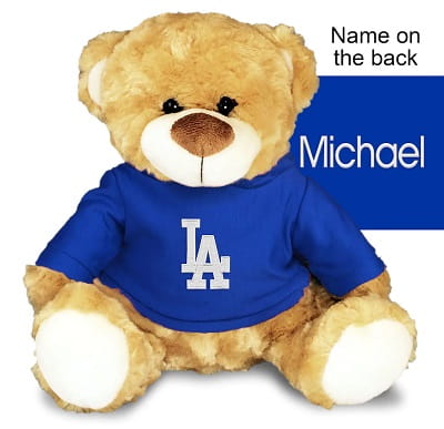 Los Angeles Dodgers Personalized Plush Bear