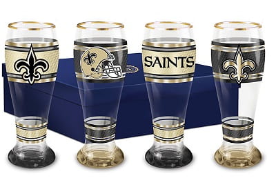New Orleans Saints Beer Glass Set