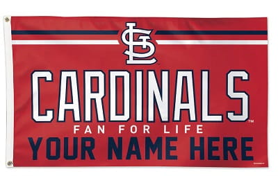 St. Louis Cardinals Personalized Flag