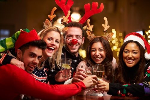 Christmas Party Games for Adults - Pin The Nose On Rudolph
