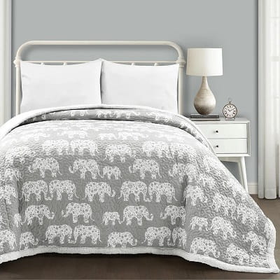Elephant Sherpa Blanket