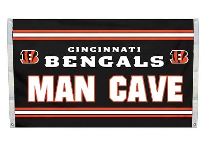 Cincinnati Bengals Man Cave Flag