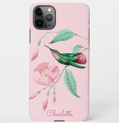 Hummingbird Personalized Phone Case