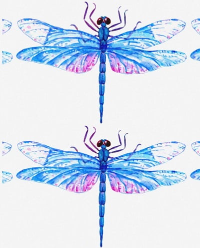 Watercolor Dragonfly Temporary Tattoos - Gifts for Dragonfly Lovers