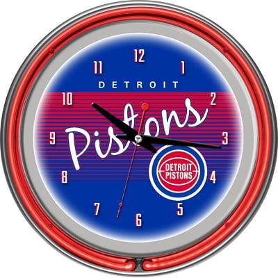 Detroit Pistons NBA Wall Clock