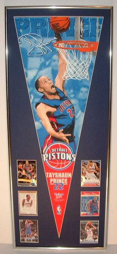 Detroit Pistons Tayshaun Price Pennant