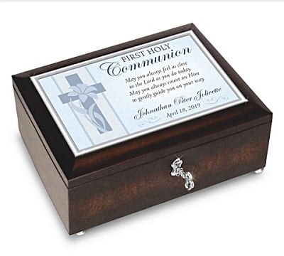 First Communion Personalized Music Box