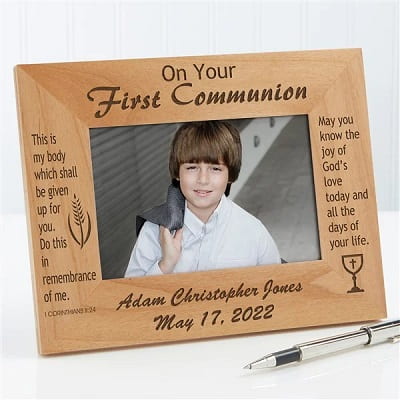 Holy Communion Personalized Frame