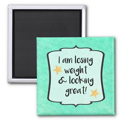 Weight Loss Affirmation Magnet