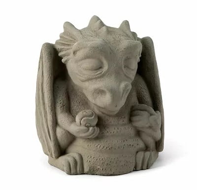 Zen Dragon Garden Sculpture - Dragon Themed Gifts