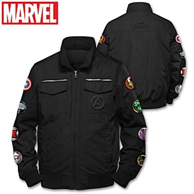 MARVEL Avengers Jacket With 8 Applique Patches