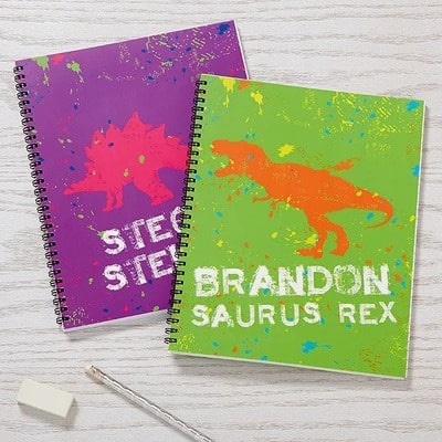 Dinosaur Personalized Notebook Set