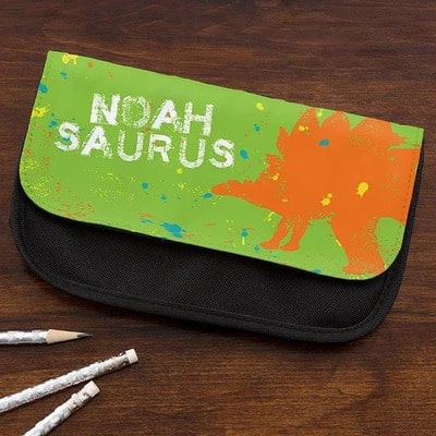 Dinosaur Personalized Pencil Case