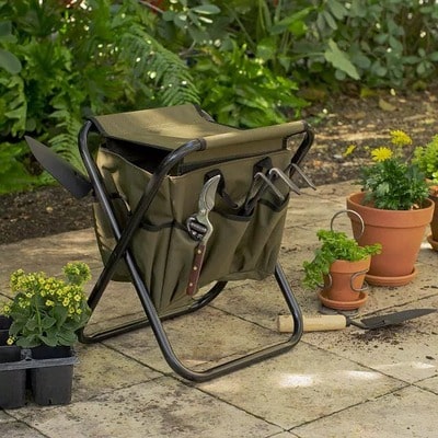 Gardener's Chair with Toolbag