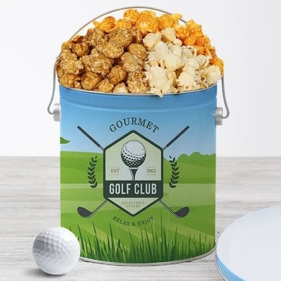 Golf Popcorn Tin
