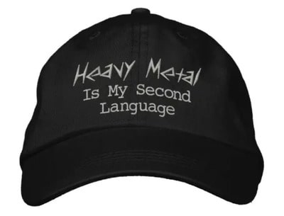 Heavy Metal Embroidered Baseball Cap