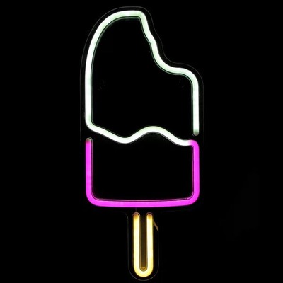 Ice Cream Neon Light 
