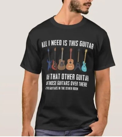 Funny Guitar Lovers T-shirt