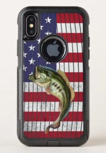 Patriotic Bass Fishing OtterBox Phone Case
