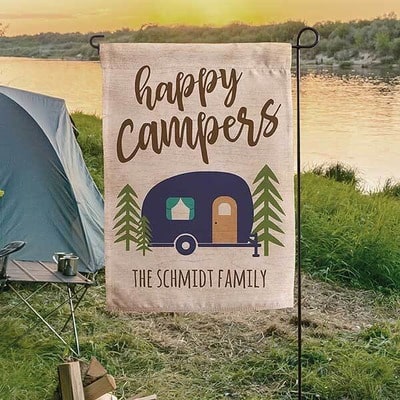 Personalized Camping Flag