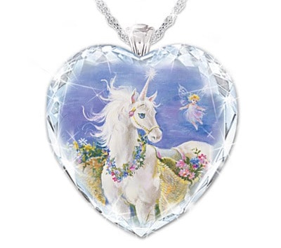 Personalized Unicorn Necklace For Granddaughter