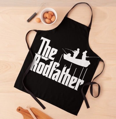 The Rodfather Funny Fisherman Apron