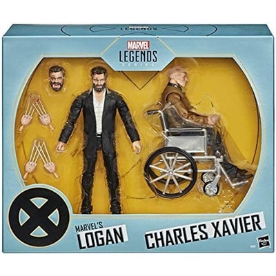 Logan Wolverine and Professor X Charles Xavier Action Figures