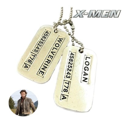 Wolverine Dog Tags Necklace