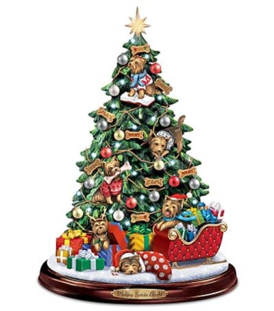 Yorkie Christmas Tree