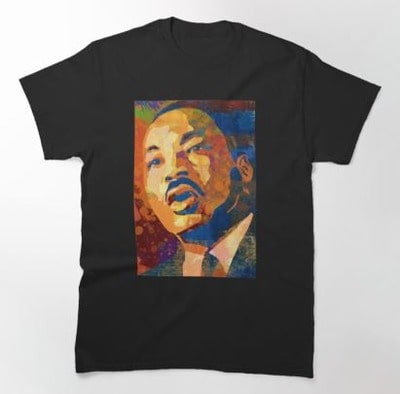 Dr. Martin Luther King Pop Art T-Shirt