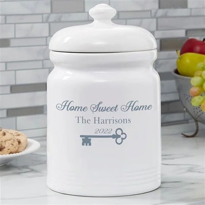 Key To Our Home Personalized Cookie Jar