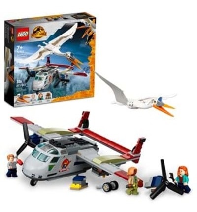 LEGO Jurassic World Quetzalcoatlus Plane Ambush Set
