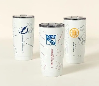 NHL Arena Map Insulated Pints