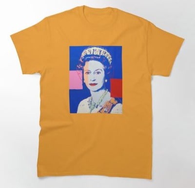  Andy Warhol Queen Elizabeth II T-Shirt