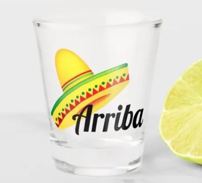Arriba Mexican Tequila Glass