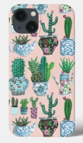 Cactus Pattern iPhone Case