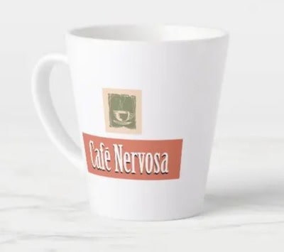 Cafe Nervosa Latte Mug