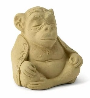 Chinese Zodiac Zen Monkey Sculpture